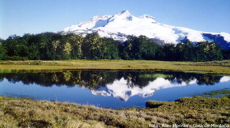 Der
                        Donnerberg, heute auf der Grenze zwischen
                        Argentinien und Chile