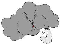 El
                        viento sopla tan fuerte como puede