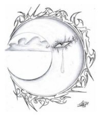 Una diosa
                        de la luna que llora