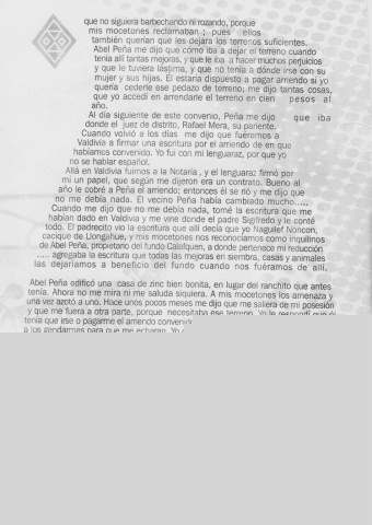 Agenda mapuche: El �ltimo parlamento de
                            Coz Coz del a�o 1907 (02)