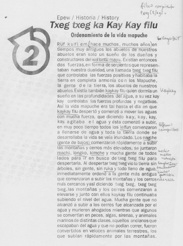 Leyenda de serpientes mapuche
                            "Txeg txeg ka kay kay filu" 01