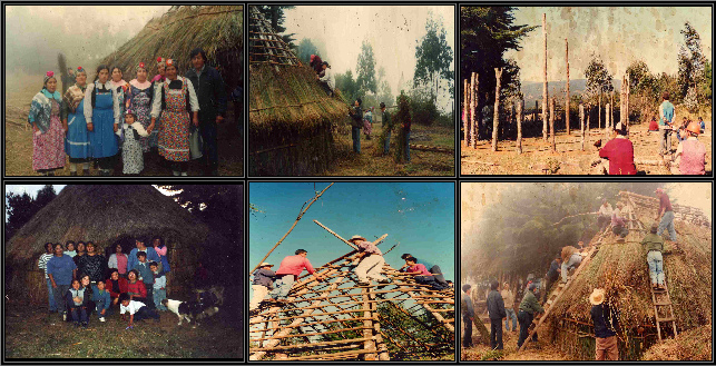 Der Bau einer Ruka ist hier
                  festgehalten, hier in der Gemeinde Anillen [4]