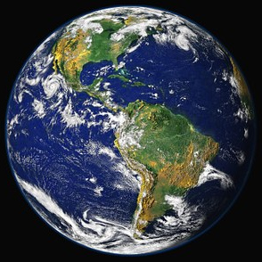 Crear el mundo
                        y la Tierra con "Am�rica" del Sur