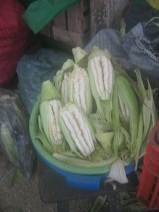 Choclo blanco, mercado de Surquillo
