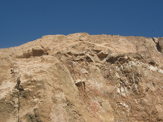 Die Spitze des Morrobergs ("cerro
                    Morro")