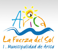 Arica, das
                        Sonnenlogo der Stadtverwaltung von Arica [1]