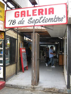 Galerie "18. September", der
                        Eingang