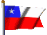 Chilenische Flagge mit dem Stern