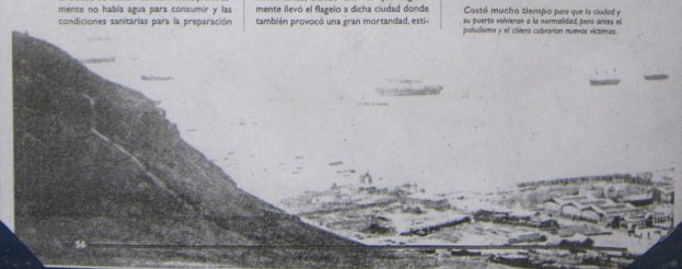 Artculo 08, foto 2: Arica
                            reconstruyndose despus del maremoto y las
                            epidemias de 1868 y 1869