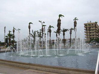 Plaza Mackenna, la fontana grande