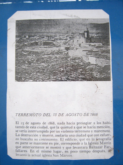 El maremoto en Arica en
                                            el ao 1868