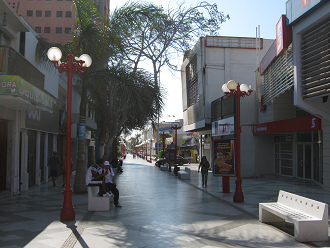 Pasaje peatonal 21 de Mayo entre calle
                        Bolognesi y calle Pratt
