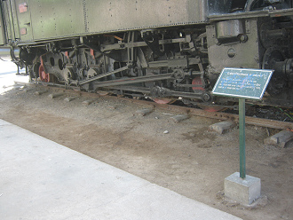 Das Radsystem der Dampflokomotive