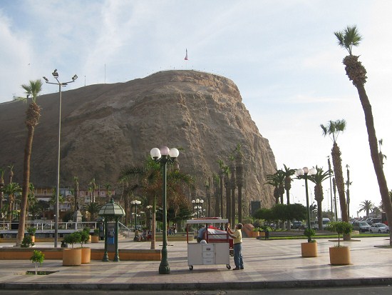 Vista al cerro Morro