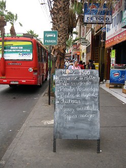 Galer�a 18 de Septiembre, la oferta del
                        restaurante