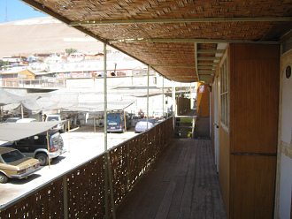 Der Korridor des Hostals Yungay