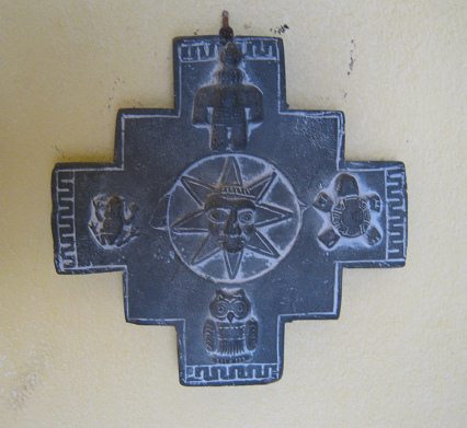 Dise�o con sol, hombre, rana, buho, y
                          tortuga