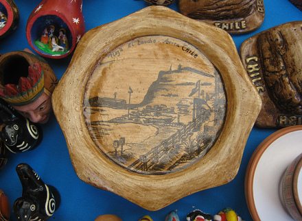 Teller mit dem Morroberg
("cerro Morro") Teller mit dem Morroberg
("cerro Morro")