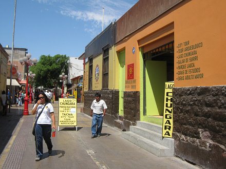 Tourismus-Reiseb�ro
                            "Nordsonne" ("Sol del
                            Norte"), das Angebot: