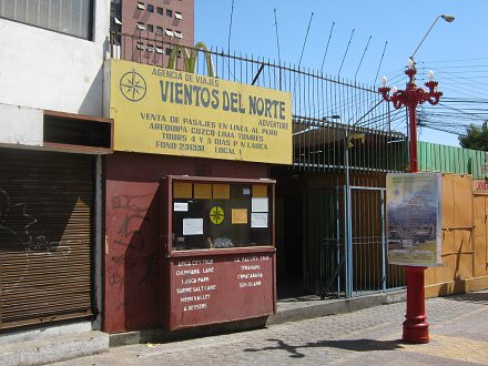 Die Agentur "Nordwinde"
                            ("Vientos del Norte" mit den
                            Angeboten: