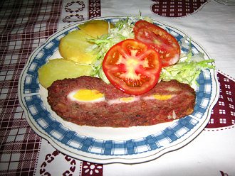 Gericht 01, deutscher Hackbraten