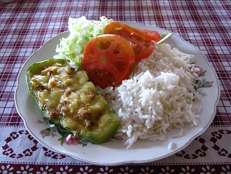 Gericht 02, gef�llter K�rbis