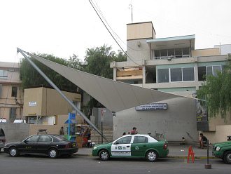 Strasse des 21. Mai, die
                                Notaufnahme des Spitals