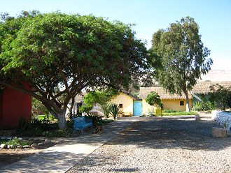 Kunsthandwerkerdorf von Arica,
                                    Rundblick �ber den Zentralplatz 01