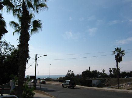 Velasquezallee, die Sicht aufs
                                  Meer 01