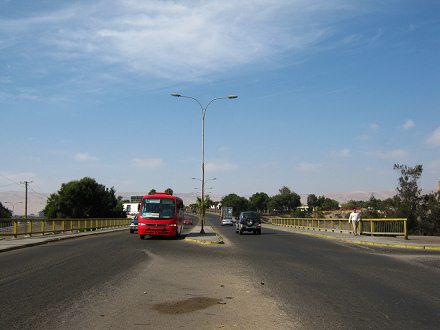 Die Chile-Allee, Sicht in Richtung
                            Norden