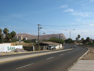 Chile-Allee, Sicht auf den Morroberg
                            01