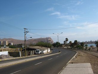 Chile-Allee, Sicht auf den
                                  Morroberg 02