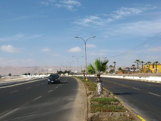 Arica, die Beretta-Porcel-Allee