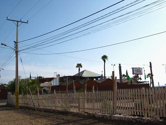 La vista al restaurante italiano
