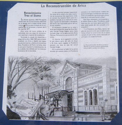 Artikel 15: Der Wiederaufbau
                                    von Arica, gut lesbarer Text