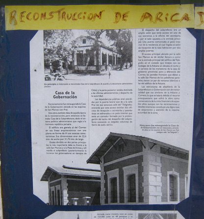 Artikel 19: Das Regierungsgeb�ude
                          ("Casa de la Gobernaci�n")