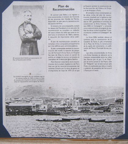 Art�culo 16: el plan de la reconstrucci�n
                          de Arica