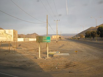 Una placa "Ingreso circuito
                        arqueol�gico"