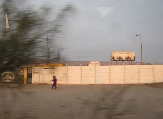 Panamericana, un tanque de agua grande
