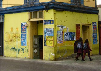 Cruce pasaje Bolognesi / calle
                                    Sotomayor, la placa de la calle
                                    Sotomayor