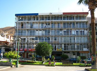 La casa Col�n de la gobernaci�n
                                  ("cine Col�n"), primer
                                  plano