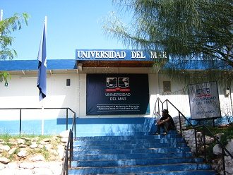 Calle Yungay 660, la Universidad
                                del Mar, la entrada con la placa