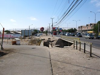 Avenida Santa Mar�a, puente sobre el r�o San Jos�