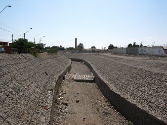 R�o San Jos� de Arica, cauce seco