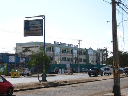 Avenida Santa Mar�a, liceo Domingo
                        "Santa Mar�a"