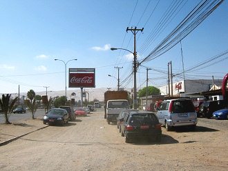 Avenida Santa Mar�a, la empresa Coca Cola,
                        la valla publicitaria