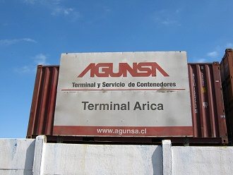 Avenida Rocca, terminal de bienes
                                de contenedores, placa