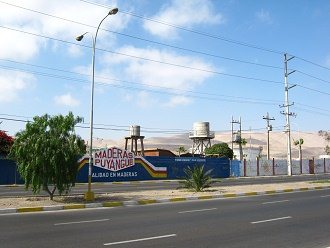 Avenida Rocca, empresa de maderas Puyangua