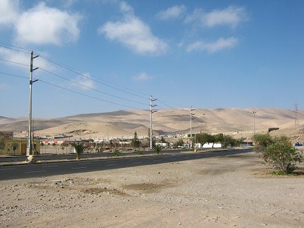 Avenida Rocca, vista al cementerio