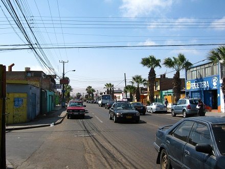 Die Santa-Maria-Allee in Arica